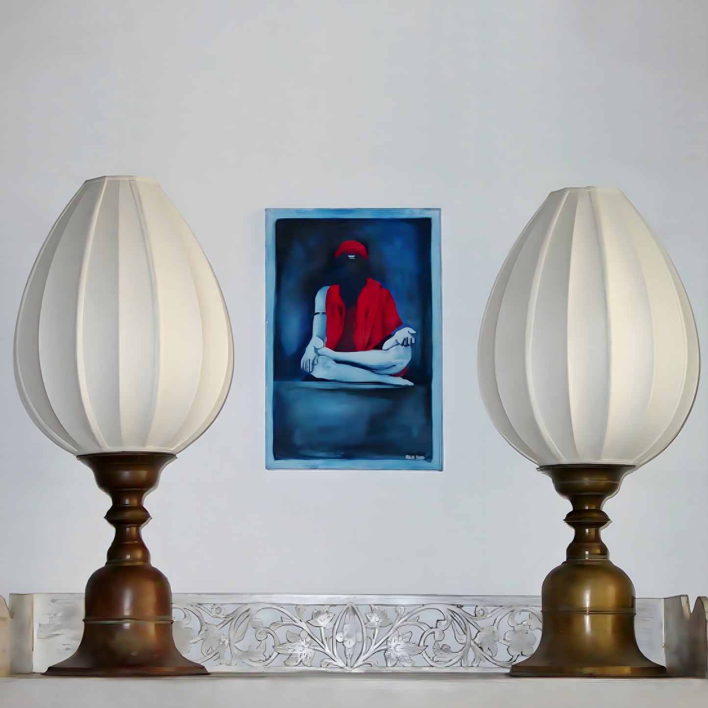 Bell Round Lotus Lamp