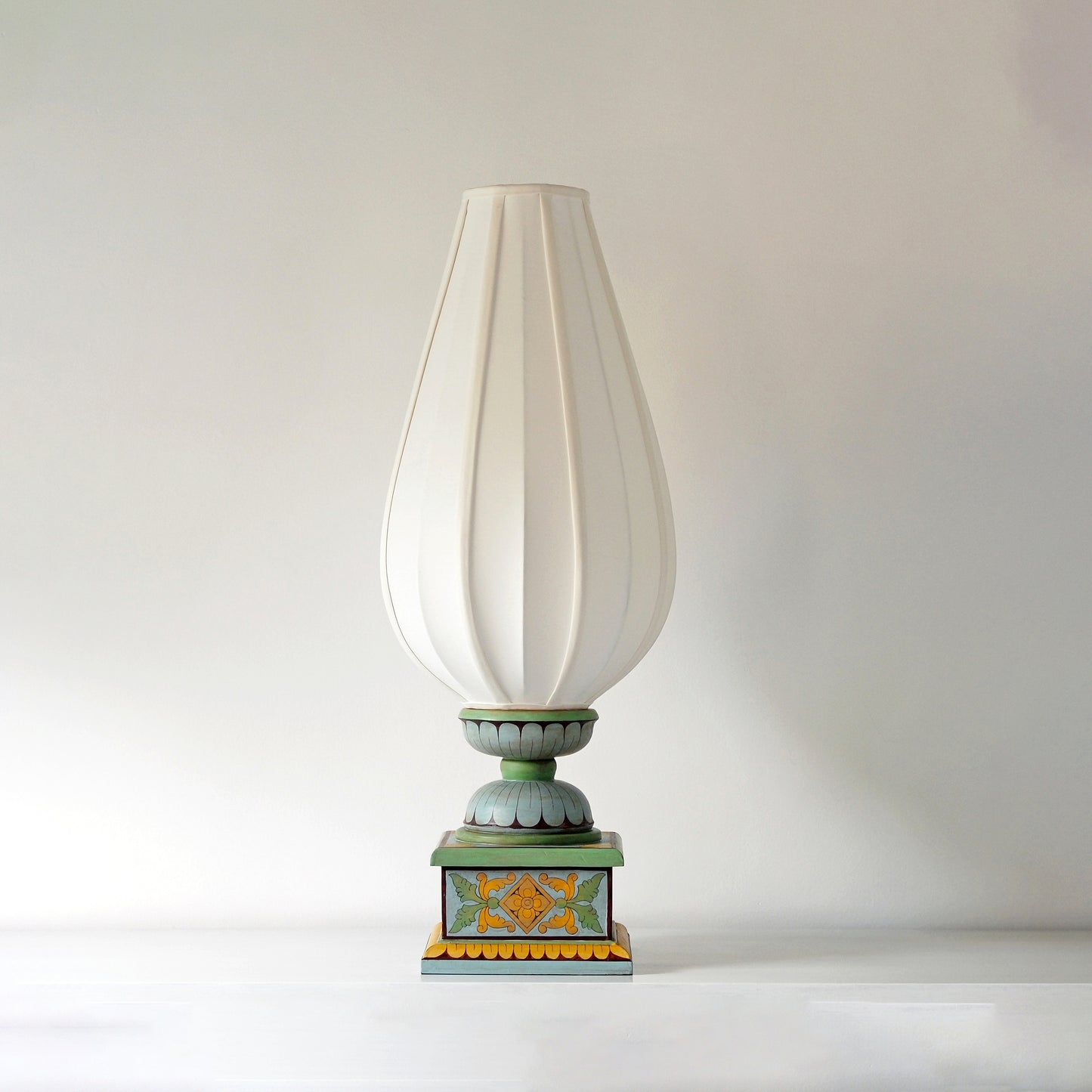 Krishna Lotus Lamp Blue