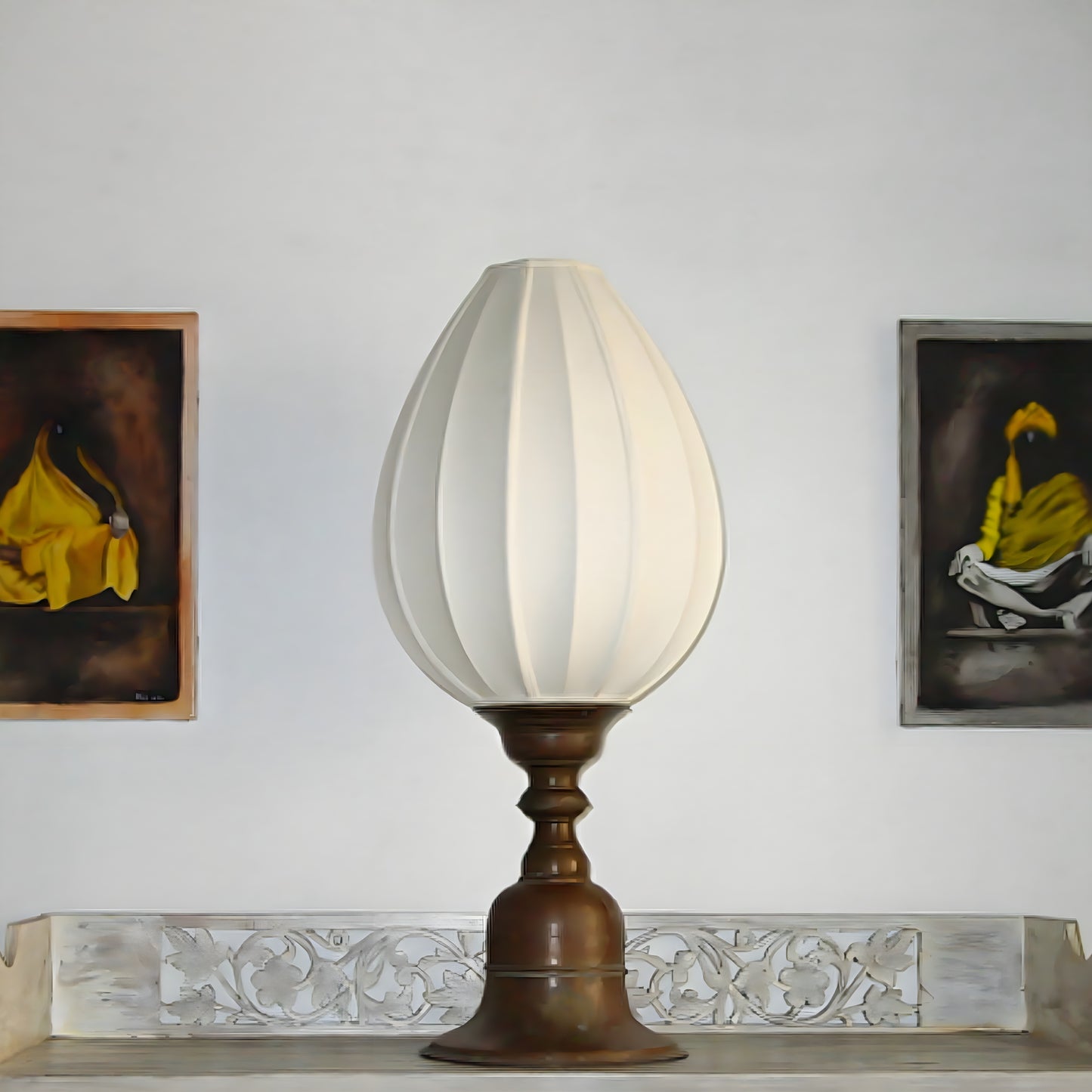 Bell Round Lotus Lamp