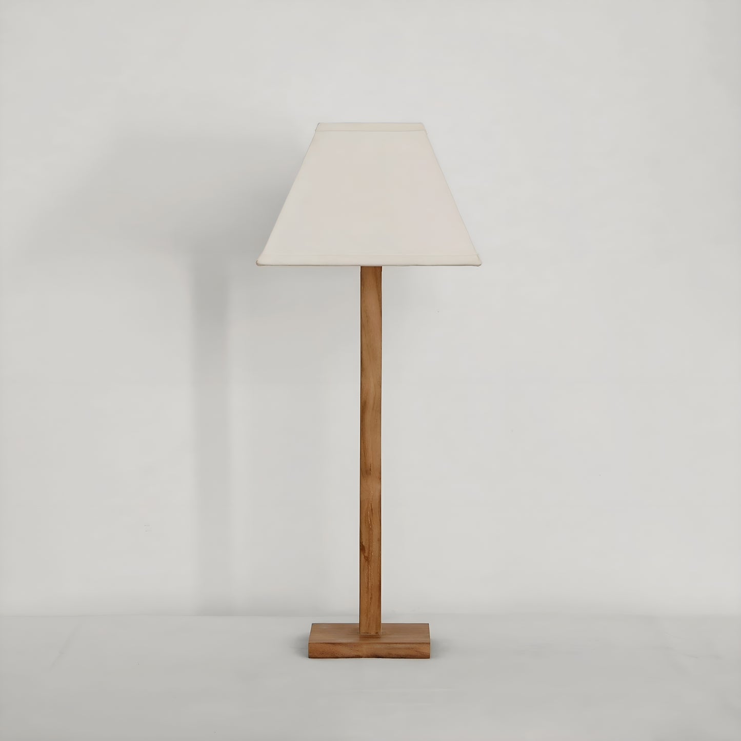 Tiny Teak Table Lamp