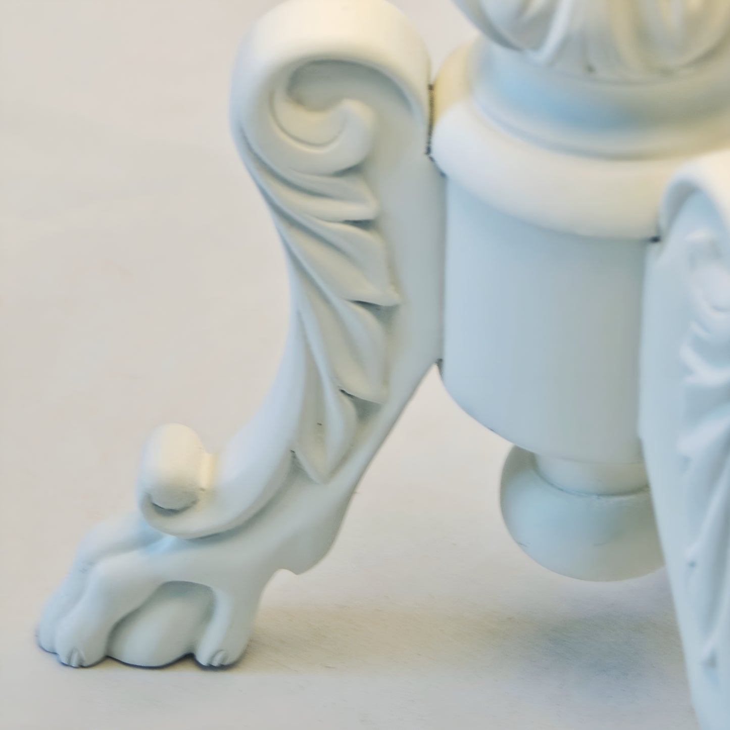Carved Tripod Table Lamp