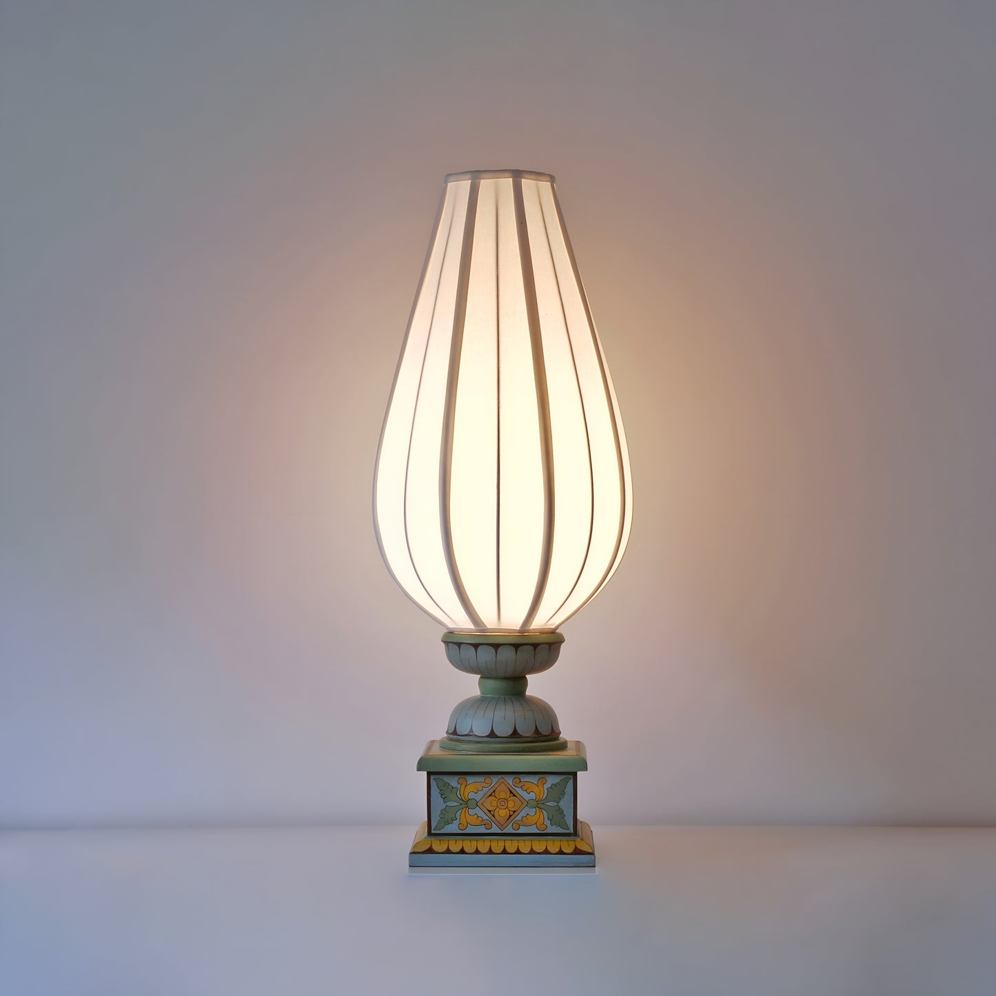 Krishna Lotus Lamp Blue